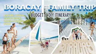 Boracay Family Trip I Budget guide Itinerary 997 pesos hotel I 800 pesos Island Hopping BORACAY 2024 [upl. by Waynant]