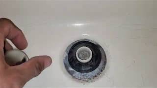 How to Remove Pop Up Tub Stopper Easy Method [upl. by Hardej]