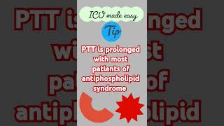 PTT in APS icu haematology cardiology [upl. by Conlee]