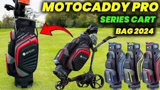 motocaddy pro series cart bag 2024 Premium Cart Golf Bag by Motocaddy [upl. by Leonsis]