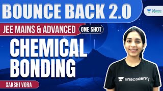 Chemical Bonding  One Shot  BounceBack20  JEE Chemistry  Sakshi Vora [upl. by Gerladina220]