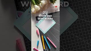 DIY Write and Wipe Board [upl. by Fachan]