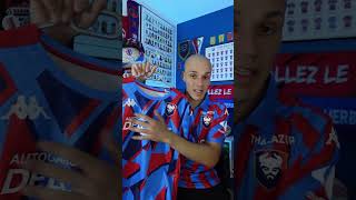 SM Caen prematch 202425 💙❤️ football maillot maillotdefoot france foot unboxing [upl. by Olen330]