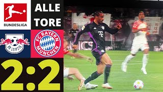 Starkes Comeback RB Leipzig vs FC Bayern München 22 ALLE TORE ALLE HIGHLIGHTS [upl. by Audly]