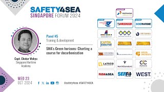 2024 SAFETY4SEA Singapore Forum Capt Chatur Wahyu Director Singapore Academy SMAs horizons [upl. by Lund]