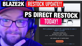 PS DIRECT PS5 RESTOCK EVENT TODAY HAVE YOU BEEN INVITED  Playstation 5 Restock Drop News Update [upl. by Holds239]