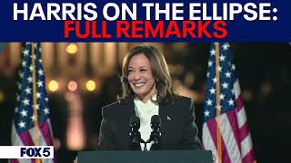 FULL SPEECH I Harris challenges Trumps divisive legacy at the Ellipse [upl. by Enitsuj]