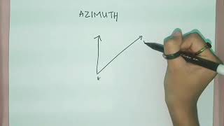 Definisi dan cara menghitung nilai Azimuth [upl. by Ynna]