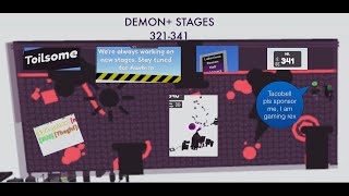 Master’s Difficulty Chart Demon Stages 321341On mobilePart 8￼ ft whole MDCO crewampgamingrex [upl. by Treblig]