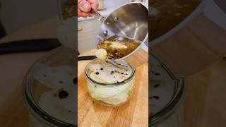 If you have or want to use kohlrabi here’s a quick pickle recipe that’s super delicious shorts [upl. by Oretos]