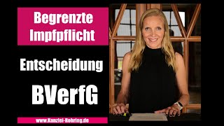 Einrichtungsbezogene Impfpflicht  Verfassungsbeschwerde vor BVerfG erfolglos [upl. by Ketchum]