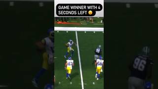 Stetson Bennett game winning touchdown pass vs Cowboys with 4 seconds left 😮 nfl rams cowboys [upl. by Nelson]