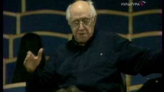 RNO amp Rostropovich rehearsal Shostakovich 2004 Moscow [upl. by Lewie]