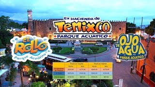 Comparativa Parques Acuaticos Ex Hacienda De Temixco El Rollo y Ojo De Agua GlacieredWall0 [upl. by Viddah]