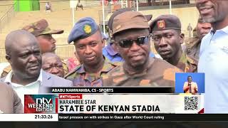 Ababu Namwamba blames previous regime for poor state of Kenyan stadia [upl. by Chenay708]