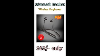 Wireless Earphones 262 only wirelessearphoneslowpriceearphonesbestearphonesearphonesunder300 [upl. by Aim]