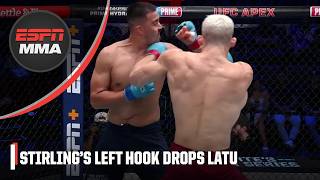 Navajo Stirling ONEPUNCH KO of Phil Latu at Dana White’s Contender Series  ESPN MMA [upl. by Hannus]