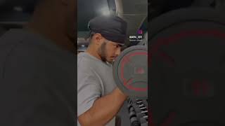 Bicep workout for beginners motivation backworkoutforbeginners powerlifting famousshorts viral [upl. by Aihtennek517]