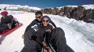 Sledding at Ruapehu [upl. by Eerbua]