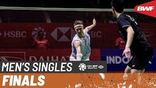 DAIHATSU Indonesia Masters 2024  Anders Antonsen DEN 8 vs Brian Yang CAN  F [upl. by Anirehtac]