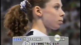 Tatiana LYSENKO CIS UB  1992 Olympics Barcelona Team Optionals [upl. by Atik755]