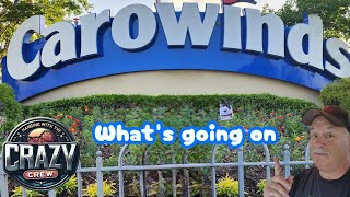 Carowinds Update what is going on around the park for May 24 [upl. by Esiouqrut]