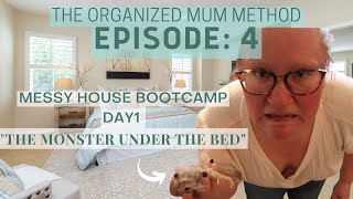 The Organized Mum Method Messy House Bootcamp  Bedroom Clean with me [upl. by Ardine303]