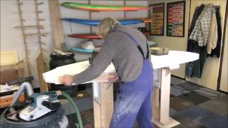 DIY WINDSURFBOARD Part 1 low cost less dust and fast as hell [upl. by Yrohcaz]