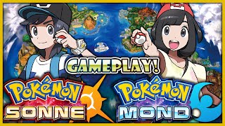 ERSTES GAMEPLAY ZU POKéMON SONNE UND MOND DeutschGerman [upl. by Nerval840]