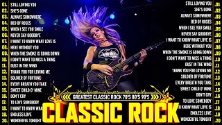 Classic Rock 70s 80s 90s Full Album [upl. by Gerladina115]