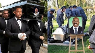 At the tragic funeral Comedian Steve Harvey ends at 67 His departure left fan in shock [upl. by Rap]