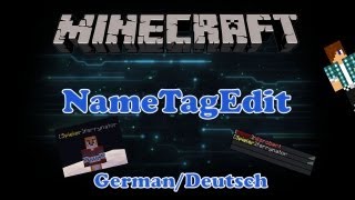 Minecraft NameTagEdit PluginVorstellung Farbige Namen GermanDeutsch HD × nilsrobert [upl. by Nyllij718]