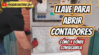 Llave para abrir y entrar en cuartos de contadores CPM💡 Cómo y dónde conseguir la 🔑 [upl. by Drawets16]