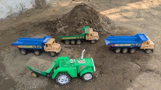 Toy Video  Soil Loading Truck  shovel work  Big Dhuper Soil Work Video [upl. by Yrovi]