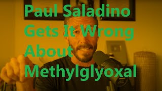 Paul Saladino Gets It Wrong About Methylglyoxal [upl. by Peti255]