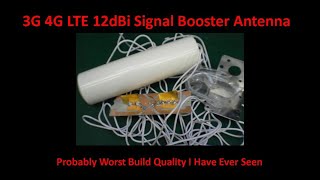 3G 4G LTE 12dBi Signal Booster Antenna [upl. by Ylecic]