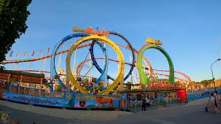 Olympia Looping Prater Park Vienna Austria 2022 [upl. by Hsakiv]