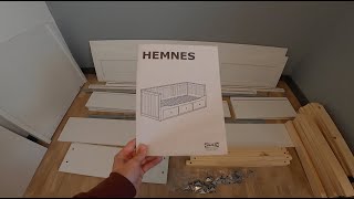 IKEA lit banquette 2 places HEMNES [upl. by Anaher]