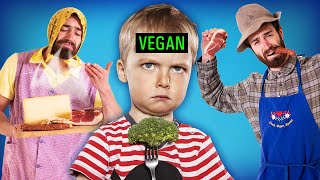 Sketch  Veganer Enkel vs Großeltern [upl. by Carmita]