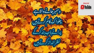 December janay wala hay  new year poetry  December poetry  naya saal poetry  goodbye 2021 [upl. by Simpson]