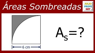 ÁREAS SOMBREADAS  Ejercicio 3 [upl. by Shayla55]