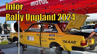 Rally Uppland Service park  fredag 2024 [upl. by Ardiedal]