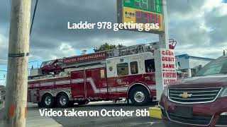 Compilation of the South Farmingdale Fire Department from 2023 [upl. by Kellene]