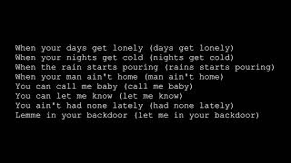 Nate Dogg  Backdoor Lyric Video [upl. by Nevag]