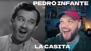 PEDRO INFANTE  LA CASITA  CANTANTE ESPAÑOL REACCIONA REACTION AND ANALYSIS [upl. by Acinod]