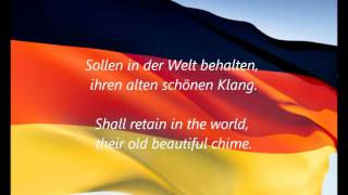 German National Anthem  quotDas Deutschlandliedquot DEEN [upl. by Jeanne942]