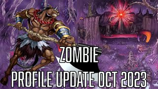 YUGIOH Zombie Synchro Deck Profile Update OCT 2023 [upl. by Refotsirk]