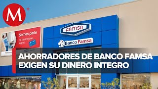 Ahorradores de Banco Famsa envían mensaje para demandar justicia [upl. by Aidan]