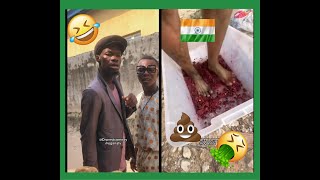 INDIAN DIRTY FOOD  AFRICAN REACTION 😋🇮🇳 [upl. by Riaj]