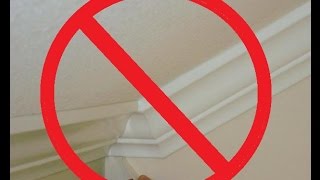 How to install crown molding on a vaulted cathedral ceiling WITHOUT transition piece [upl. by Afirahs]